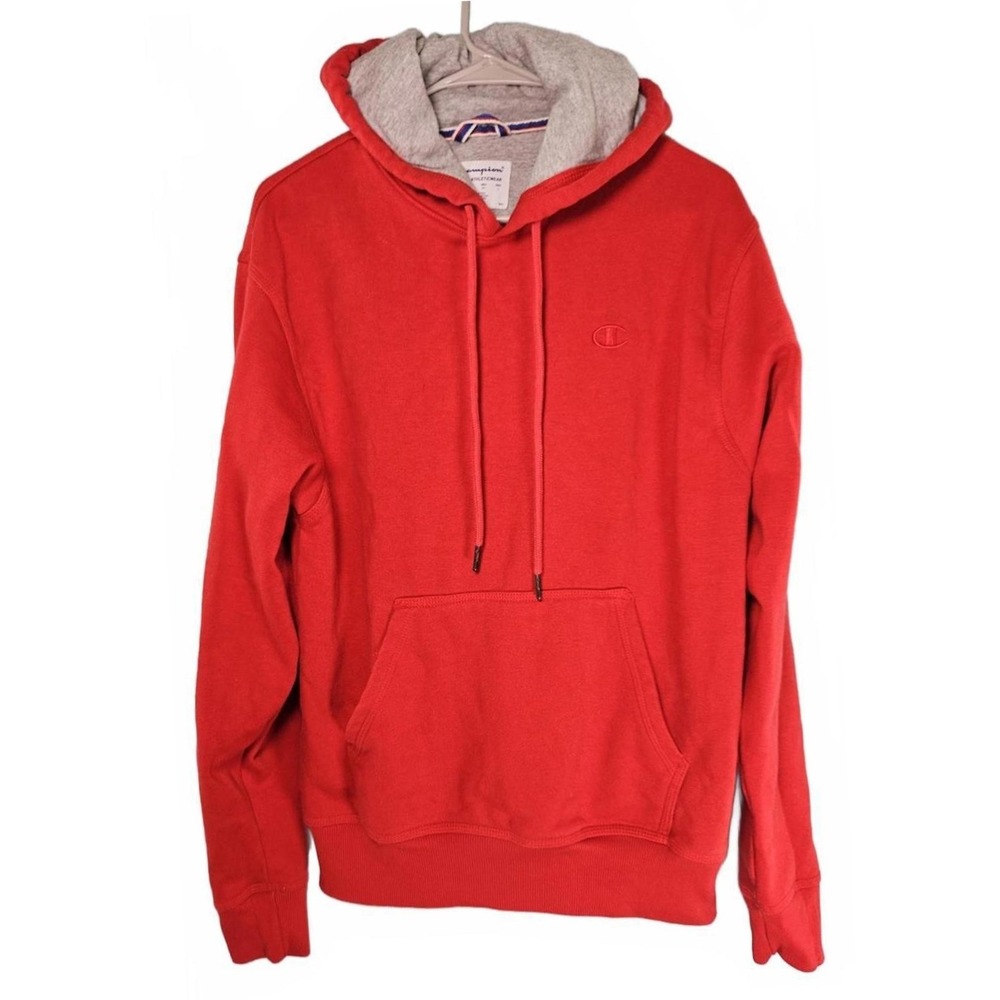 Champion Mens Red Authentic Athleticwear Hoodie‎ S Streetwear Sportswear Comfy